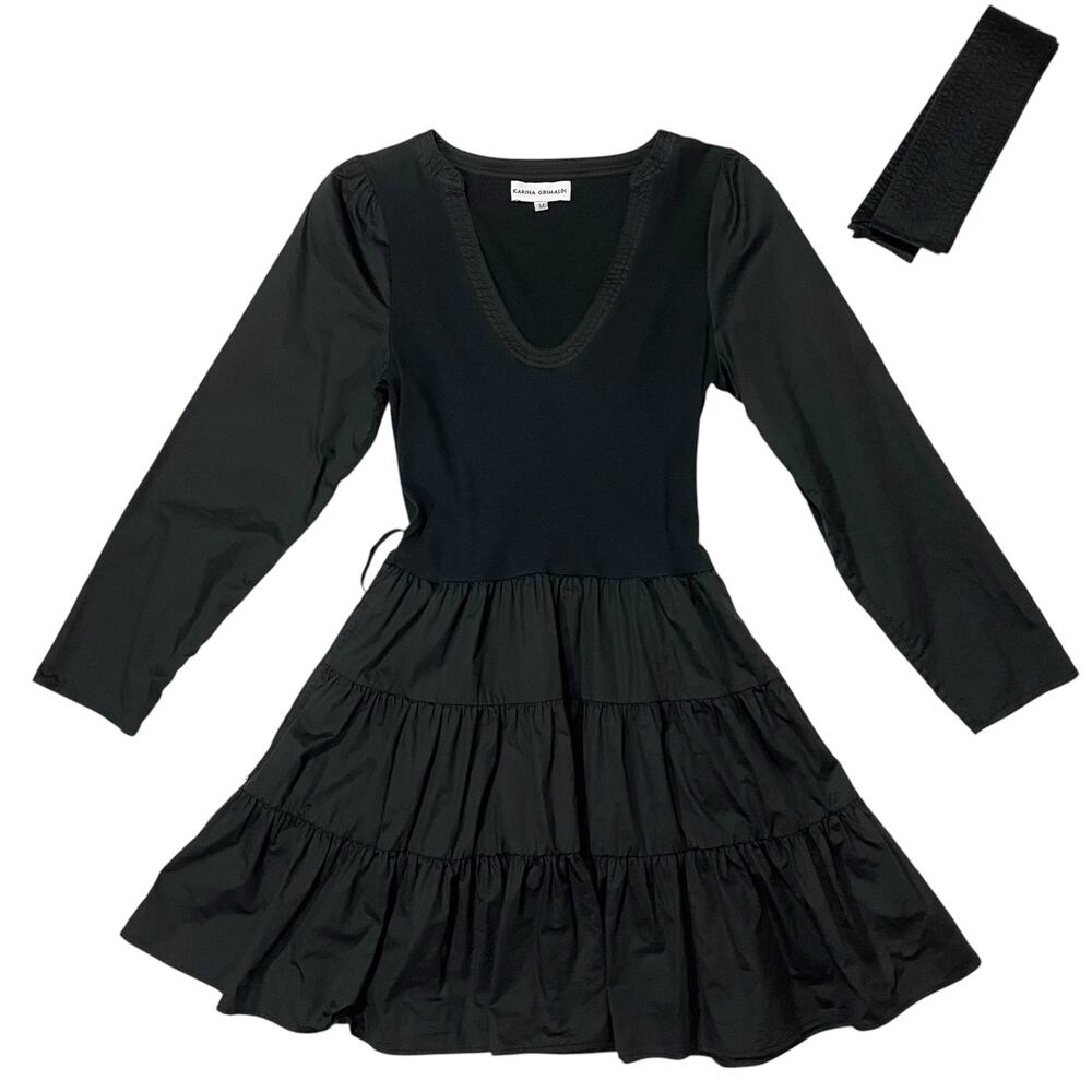 Karina Grimaldi Mini Dress - Black - Medium